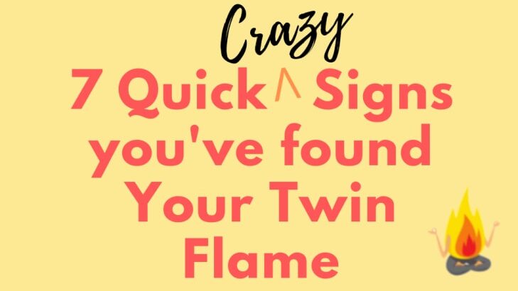 Synchronicity twin signs flame Twin Flame